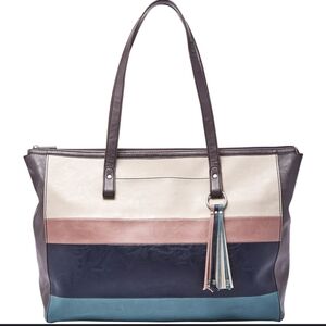 Relic striped large tote